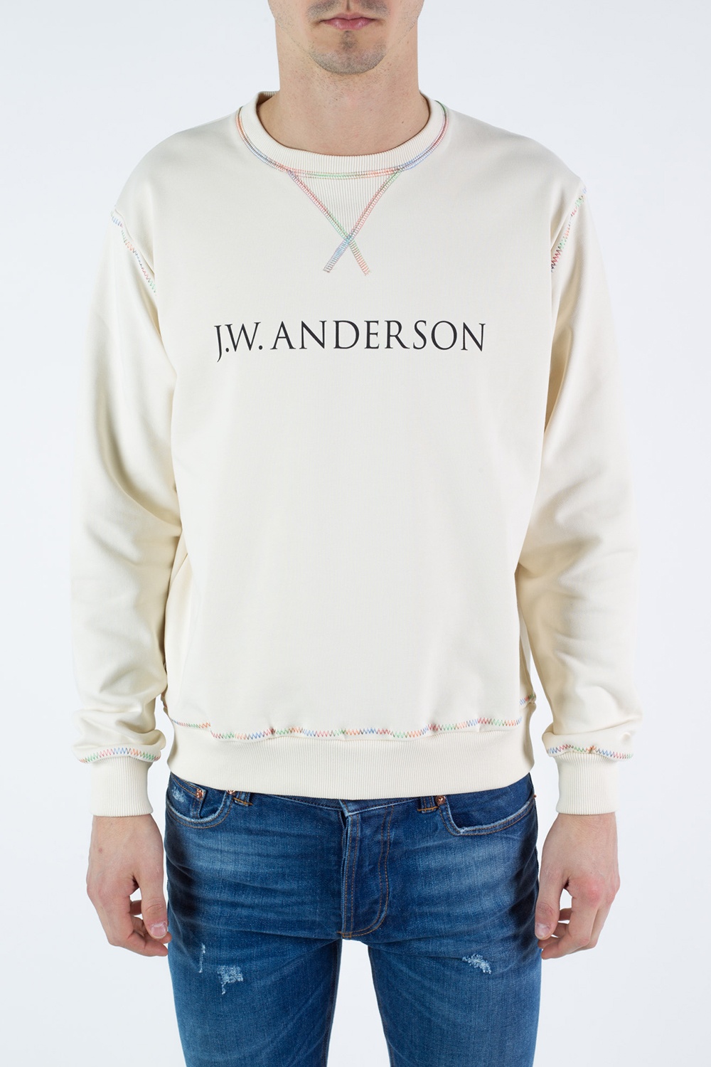 Logo-printed oversize sweatshirt J.W. Anderson - Vitkac US